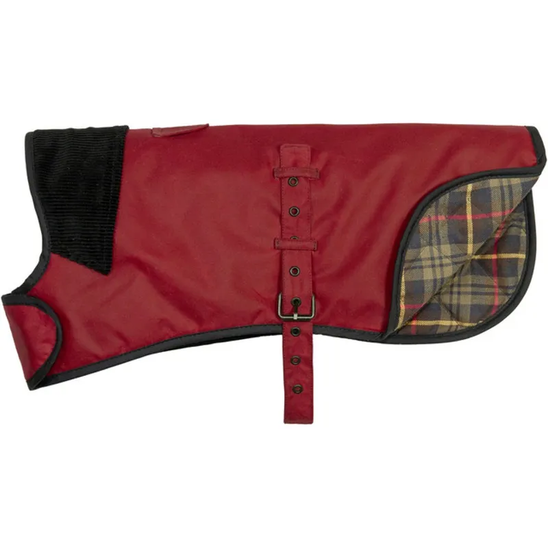 Earthbound Dachshund Wax Dog Coat in Red